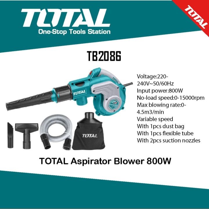 Aspirator%20Blower%20800W%20TOTAL-TB2086/TB8036%20-%20Image%202