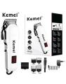 Kemei km-809A AC DC Digital Rechargeable Electric Hair Cut Trimmer.