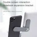 【happy one】Laptop Extension Phone Bracket Laptop Holder Adjustable Laptop Side Mount Clip Slim Portable Foldable Mobile. 