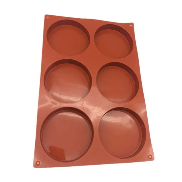 %E3%80%90happy%20one%E3%80%913/6%20Holes%20Large%20Round%20Disc%20Candy%20Silicone%20Mold%20Shallow%20Cylinder%20Cake%20DIY%20Handmade%20Chocolate%20Mold%20Silicone%20Baking%20Molds%20-%20Image%203