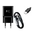 Fast Charger For Samsung Galaxy A51/A71/ A31/M31/ M30s A20 A20s A30 A30s A50 A50s A60 A70 M40 C9 Pro M40 Samsung Fast Charger with Type-C USB Cable Quick Charge Power Adapter - Black. 