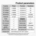 True RMS Digital Clamp Meter Automatic Range NCV Diode Multimeter 4000 Counts Professional Ammeter Voltage Tester (No Battery). 