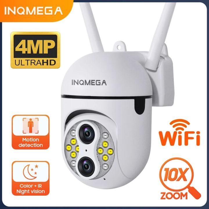 Cctv Camera Inqmega Ptz Camera INQMEGA 4MP Dual-Lens WiFi