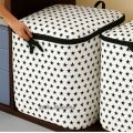 Square Box-Star Printed Quilt Storage Bag – Large Capacity Blanket & Clothes Organizer, Premium Quality Dustproof Box SP-B.