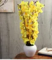 টব সহ কৃত্রিম চেরি ফুলের গাছ - artificial flower.