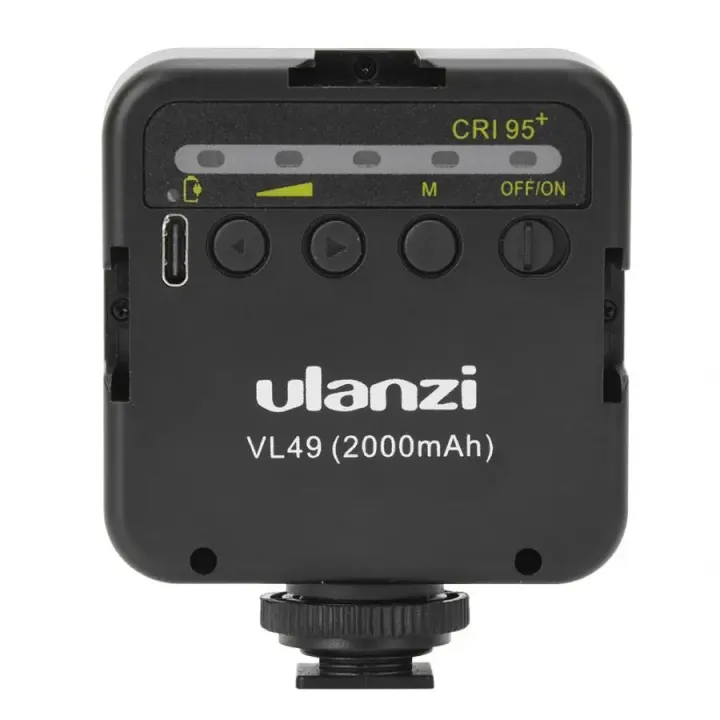 Ulanzi%206W%20Mini%20LED%20Video%20Light%20Dimmable%20Photography%20Lamp%20with%20Cold%20Shoe%20Mount%20for%20Canon%20Nikon%20Sony%20DSLR%20Camera%20Vlog%20Fill%20Light%20-%20Image%204