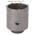 Carbide Hole Saw, Impact Resistant 60mm Hollow Drill Opener with Incisive Edge for Concrete Brick Stones. 
