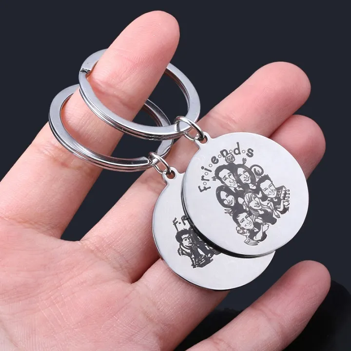 TV%20Show%20Friends%20Monica%20Rachel%20Phoebe%20Joey%20Ross%20Chandler%20Keychain%20Custom%2025th%20Anniversary%20Key%20Chain%20for%20Friends%20Jewelry%20Gift%20-%20Image%207