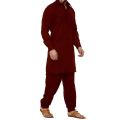 Western Pathani Suit Kurta Pajama Ethnic Festive Fashion Party Wear For Men Latest Traditional Wedding Dress For Men's Clothing. 