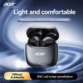 [Acer Official Authentic Product] OHR617 TWS Wireless Earbuds,earphone  headphone Deep Bass Stereo Sound Extra-Long Battery Life for Sports & Running Hook-Style Design Low-Latency Gaming Mode Hi-Fi Audio Lightweight Touch Control Stylish Design. 