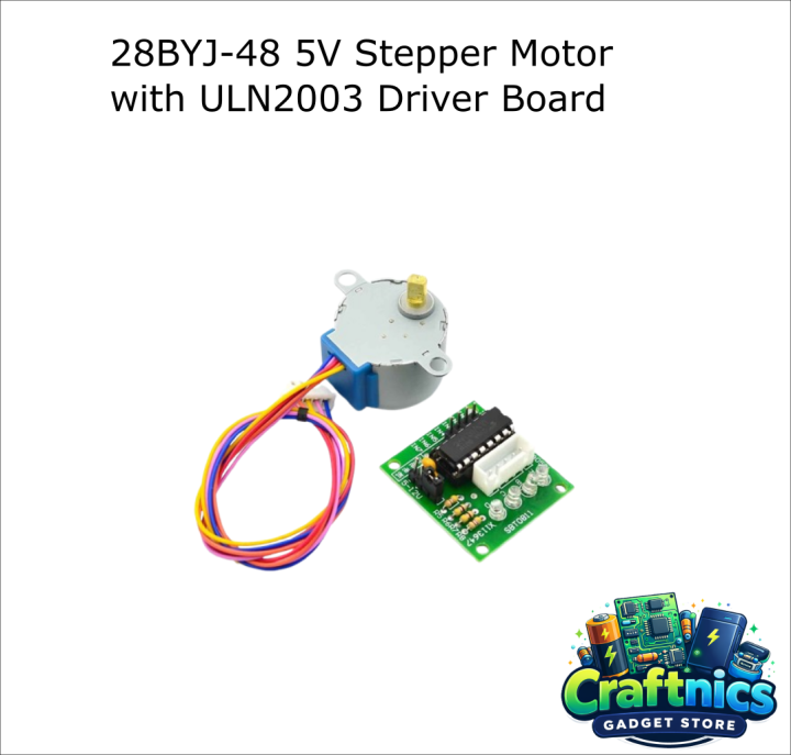 28BYJ-48 5V Stepper Motor with ULN2003 Driver Board for Arduino ...