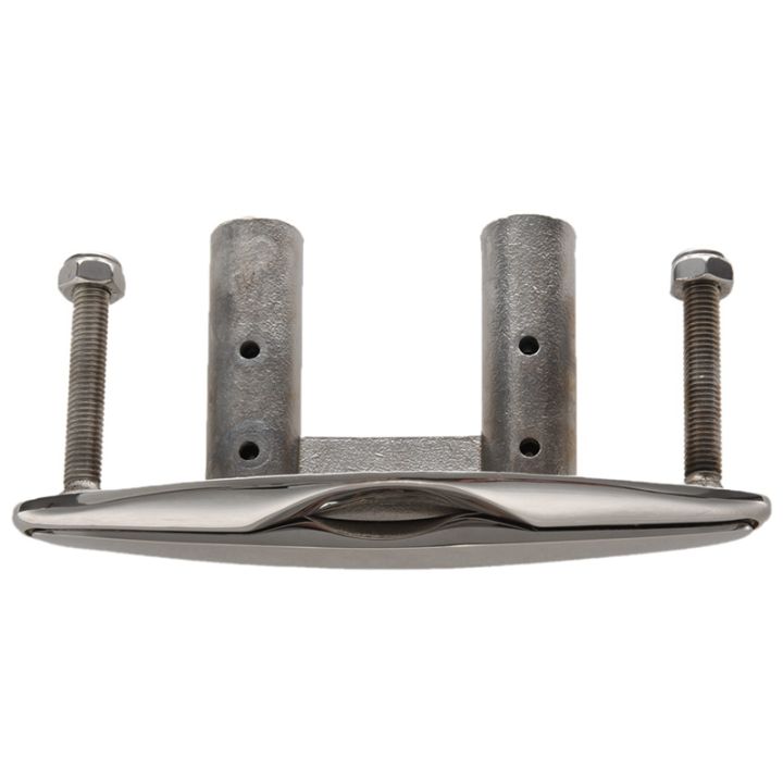 2Pc%20Marine%20316%20Stainless%20Steel%20Boat%20Pull%20Up%20Flush%20Mount%20Lift%20Cleat%20Bolts%20Yacht%20Boats%20Accessories%206%20Inch%20-%20Image%205