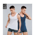 Mosini【100%Pure Cotton】Men's Cotton Vest Summer Youth Sports Slim-Fitting Underwear Sweat Shirt Sleeveless. 