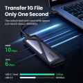 UGREEN M.2 NVMe SATA SSD Dual Protocol Enclosure Adapter Thunderbolt 3 10Gbps USB 3.2 Gen2 USB C External Enclosure Supports M And B&M Key SSD.