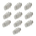 Electrical accessories. Electric light fitting. Plastic Wire lock cap M10.Tooth thread cable clip, wire grip for ceiling lamp. PVC cable gland. Cable lock 10 pic clear.