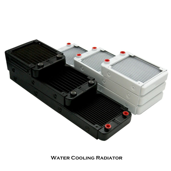 PC%20Water%20Cooling%20Radiator%20Aluminum%20Multi-Channels%2030mm%20Thin%20Liquid%20Row%20Support%2012CM%20Fan,80/90/120/240/360mm%20Black/White%20-%20Image%202