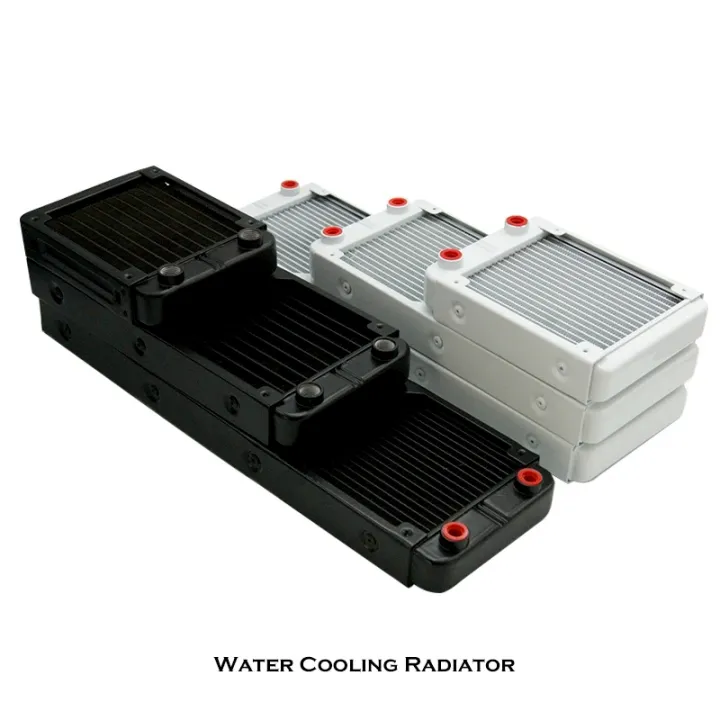 PC%20Water%20Cooling%20Radiator%20Aluminum%20Multi-Channels%2030mm%20Thin%20Liquid%20Row%20Support%2012CM%20Fan,80/90/120/240/360mm%20Black/White%20-%20Image%202