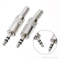 3.5mm Aux Connector Headphone Jack , 3 POLE , Metal Audio jack For Computer Speaker, Mobile, Laptop, PC, Bluetooth speaker, Amplifier Pack of 2pcs. 