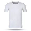 Sublimation Blank Quick Dry White T-shirt Summer Man Unisex O-neck Short SleeveTshirt Sports Clothing for Kids Adults Polyester.