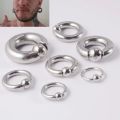316 Stainless Steel Body Piercing Nose Ring Stud Earrings Spring Action Captive Bead Ring CBR 2G 4G 6G 8G 0G 00G Body Jewelry.