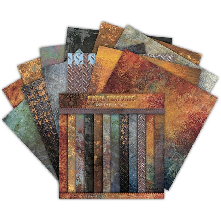 6 Inches Vintage Texture  Paper Kraft Card Journaling Hand Account DIY Scrapbooking Handbook Material Paper Card Making Background Paper