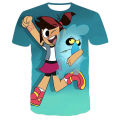 New Disney T-Shirts The Ghost And Molly Mcgee Cartoon Anime 3D Print Men Women Fashion Oversized T Shirt Kids Tees Tops Clothing. 