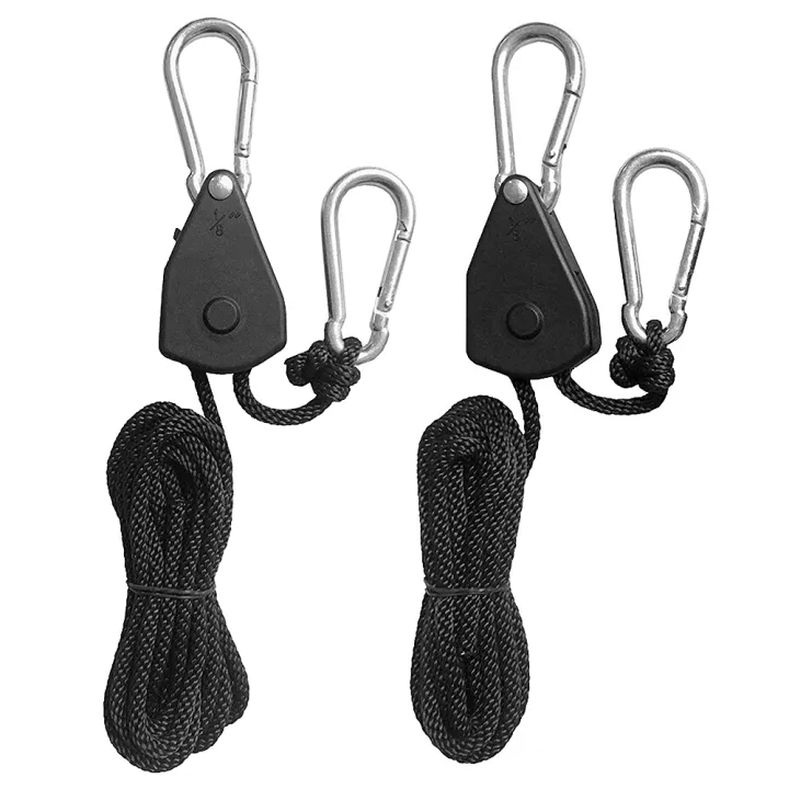 Useful%20Adjustable%201%20Pair%202%20PCS%201/8%20Inch%20Nylon%20Rope%20Ratchet%20Yoyo%20Hangers%20Light%20Hanging%20Kit%20for%20LED%20Grow%20Light%20Grow%20Tent%20Room%20-%20Image%207