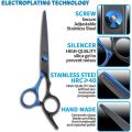 Hairdressing Scissors Set, 6 Inch Hair Cutting Scissors Thinning Shears, Hair Cutting Styling Accessories Tools Kit For Barber S.