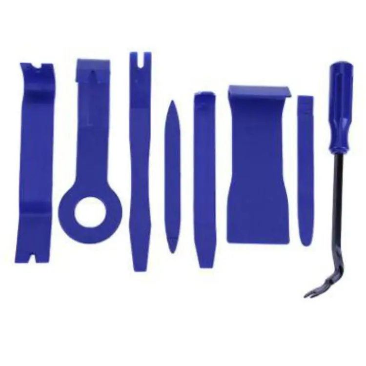 Automobile Trim Removal Tool Kit 8 pcs Auto Trim Removal Tool Set, for Easy Removal of Car Door Panels, Fasteners, Dashboards and Wheel Hubs,Window Tools,Dash Door Panel Molding Remover Pry Tool Set