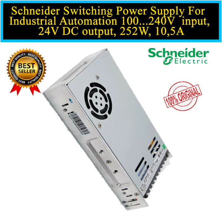 Schneider%20Switching%20Power%20Supply%20For%20Industrial%20Automation%20100...240V%20input,%2024V%20DC%20output,%20252W,%2010,5A%20-%20Image%202