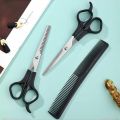 3Pcs/Set Stainless Steel Hair Cutting Thinning Scissors Barber Tool Household Hair Scissor Comb Hairdressing Shears Set Hair Styling Tools. 