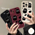 Cartoon Cute Four Red Faced Coal Balls Case For Tecno Spark 10C Go 2023 10 Camon 20 Pro Infinix Note 30 VIP Pro 12 G96 Smart 7 Hot 30 30i Play Fashion English Letter Angel Eye Soft Cover. 