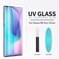 For Xiaomi Mi Note 10 Lite UV Light Adhesive Tempered Glass Screen Protector -Transparent.