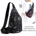 Men Shoulder Bag Fashion Messenger Bags Shoulder Crossbody Men's Sling Women's Sports Travel Pack Messenger Chest Bag for Man.
