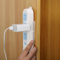 1/3Pcs Self-Adhesive Desktop Socket Fixer Cable Organizer Wall Hanging Power Strip Holder Fixator Plug-in Removable Wall-Mounted Fixer. 