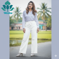 Denim Plazzo pant Stylish new Trendy look Jeans Pant For Women.