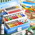 Acrylic paint set, waterproof and sunscreen, no fading, children's washable painting, oil painting, hand-painted wall painting, polypropylene. 