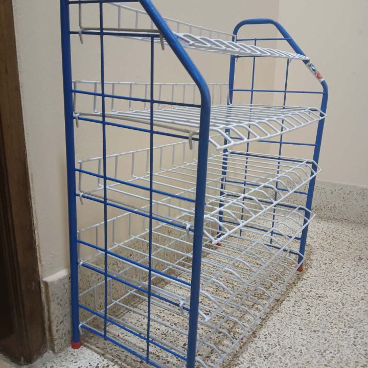 Shoe Rack Powder 5 Layer Shoe Rack Powder Coated Metal | Daraz.com.bd