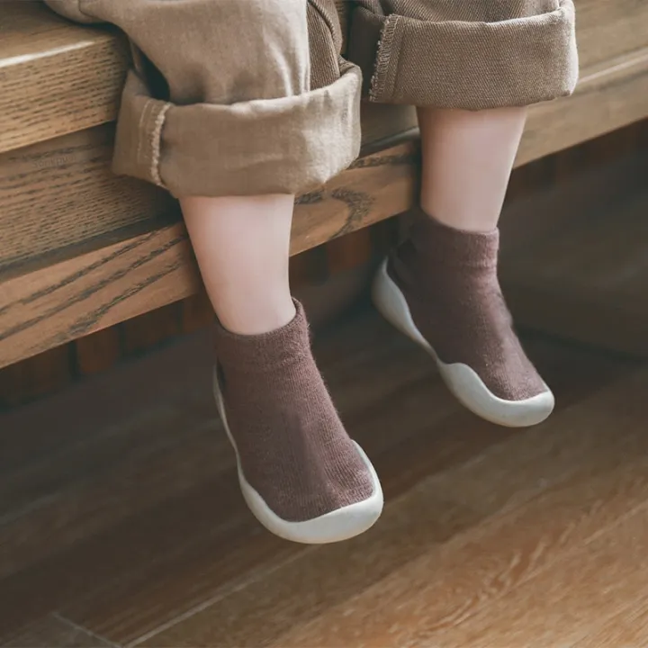 Infant%20Baby%20Shoes%20Newborn%20First%20Walkers%20Boy%20Girl%20Kids%20Solid%20Color%20Soft%20Knit%20Baby%20Sock%20Shoe%20Anti-slip%20Rubber%20Sole%20Toddler%20Booties%20-%20Image%203