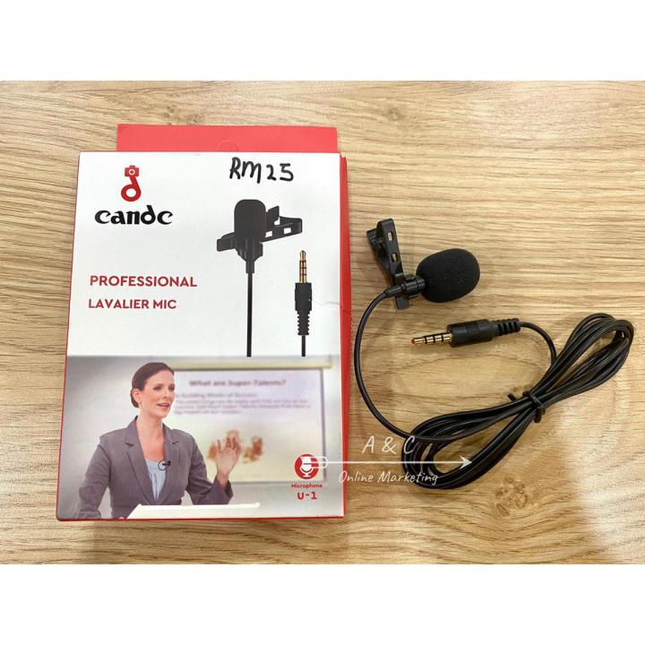 CandyU1 Microphone Professional Lavalia Mike - Microphone - মাইক্রোফোন