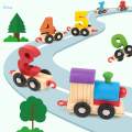 Number Train Toy Counting Montessori for Boys Girls 3 4 5 6 7 Years Old Kids. 