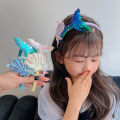 Pudcoco Toddler Mermaid Hair Clip Children Cute Sequins Mermaid Hair Pins Kids Sweet Headband Hair Hoop Hair Accessories. 