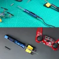Blue Miniware Original TS101 Soldering Iron 90W Programmable Temperature Adjustable TS100 Soldering Iron Upgrade With Tip. 