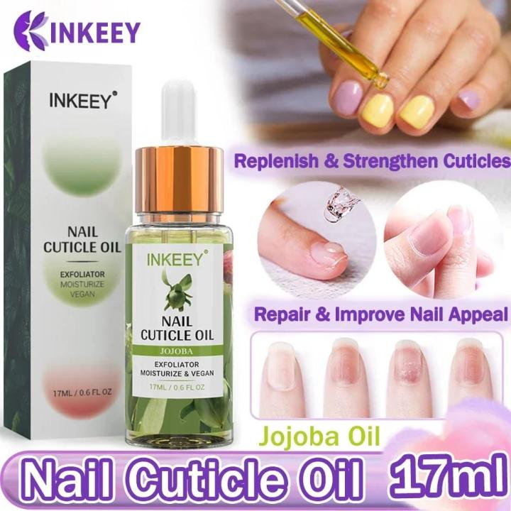 Nail Cuticle Oil for Nails Oil Treatment for Damaged Nails Cuticle Repair Jojoba Oil Nails Care Strengthener Nail Oil Cuticle