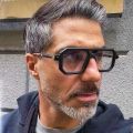 Square Sunglasses For Men Women Blue Light Blocking Shades UV400 Sun Glasses Luxury Thick Frame Eyeglasses Driving Eyewear. 