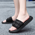 2024 New Men Slippers Outdoor Beach Sandals Trend Men Slides Men Casual Shoes Flip-flops Home Slippers Beach Sandals Big Size 47. 