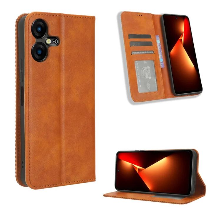 For Tecno Pova Neo3 Case TECNO POVA NEO 3 Luxury Flip PU Leather Wallet Magnetic Adsorption Case For Tecno Pova Neo 3 Phone Bags