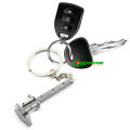 Movable Metal Vernier Scale Keyring Mini Slide Calipers Keychain Key Ring Key Holder. 