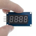 TM1637 4 Bits Digital LED Display Module For Arduino 7 Segment 0.36 Inch Clock RED Anode Tube Four Serial Driver Board Pack. 