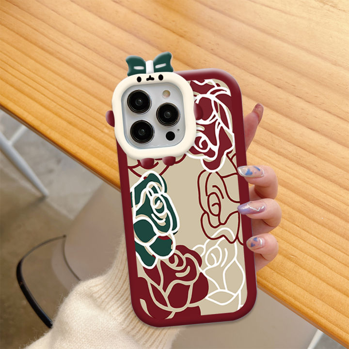 Jizetin%20for%20Samsung%20A13%204G%20Back%20Cover%20Bright%20Flower%20Bunch%20Square%20Camera%20Hole%20Shockproof%20Protection%20Soft%20Silicone%20Phone%20Case%20-%20Image%206